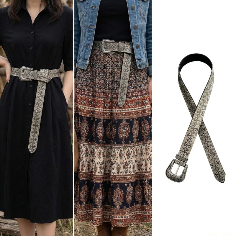 31BF Retro Western Pattern Riv - Women Formal Wear Western incelemesi ve fiyatı