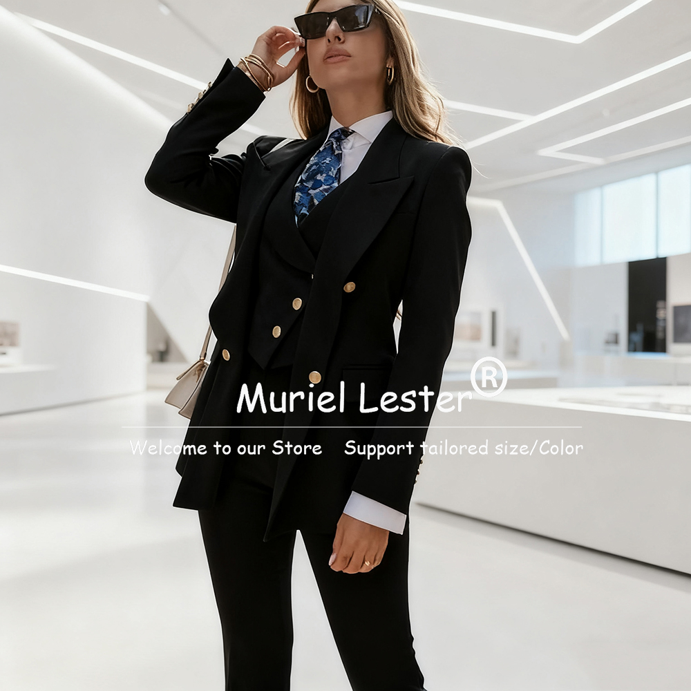 Elegant Blue Women's Suits Dou - Blazer Set Women Formal incelemesi ve fiyatı