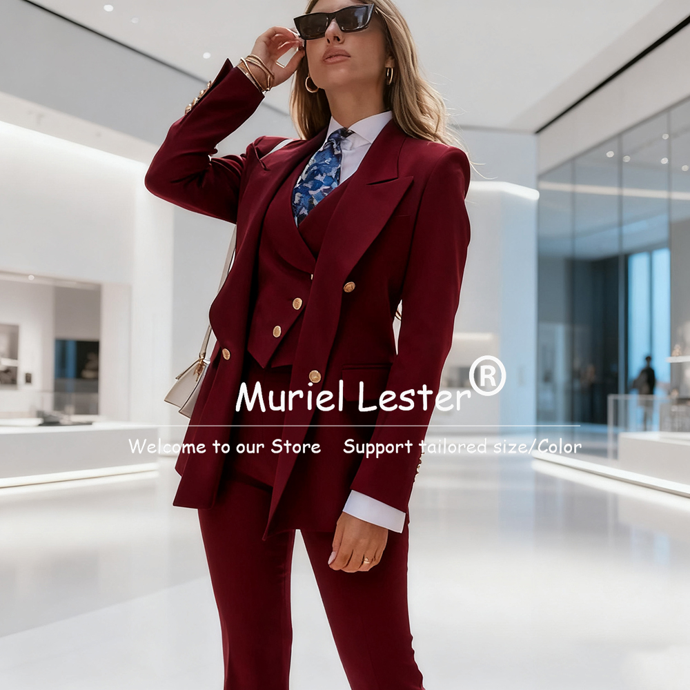 Elegant Blue Women's Suits Dou - Blazer Set Women Formal incelemesi ve fiyatı