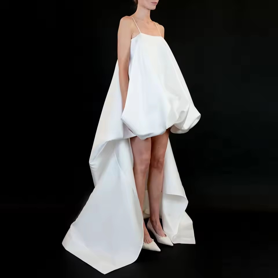 2026 Unique Designed White Hig - Unique Women'S Formal Wear incelemesi ve fiyatı