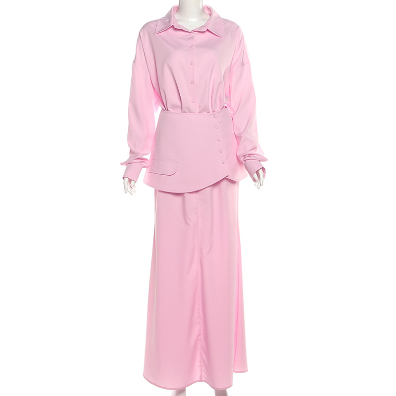 Autumn Pink Black Women Suit S - Women Formal Wear Shirts incelemesi ve fiyatı