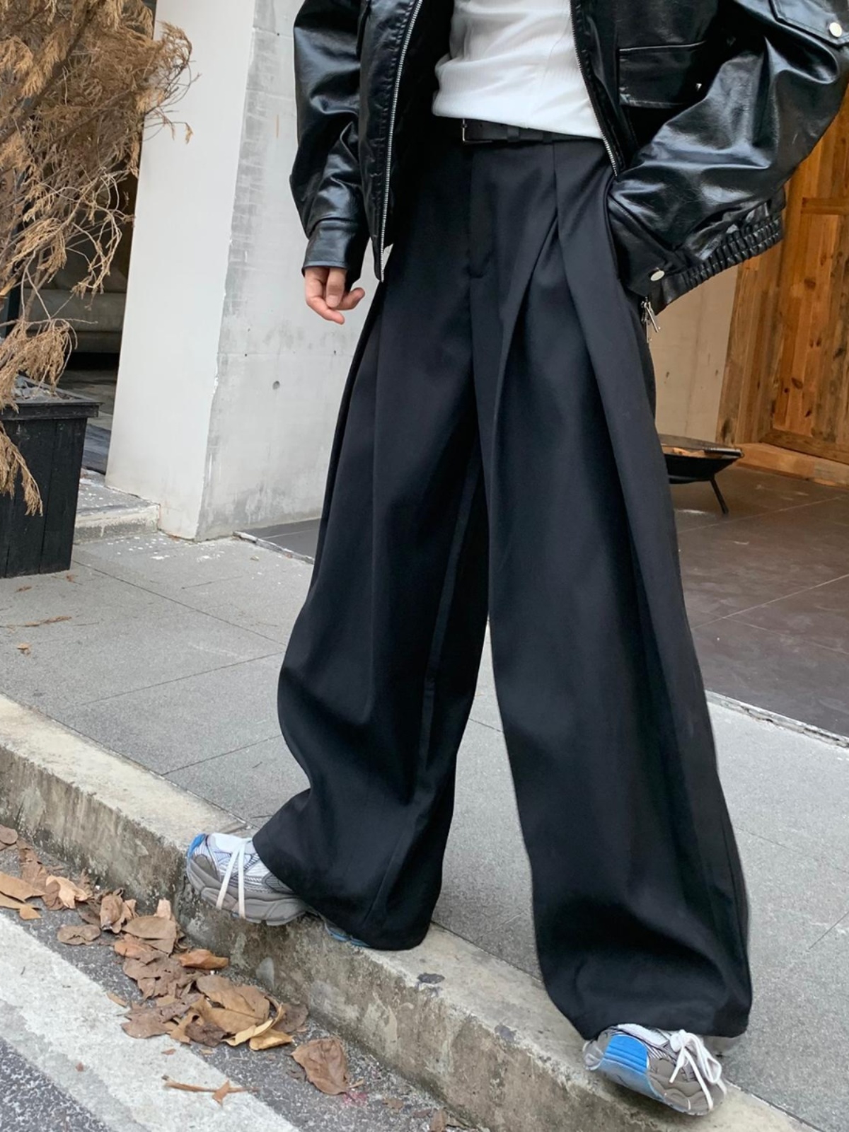 Korean Style Deconstructed 3D  - Tailored Trouser Wide incelemesi ve fiyatı
