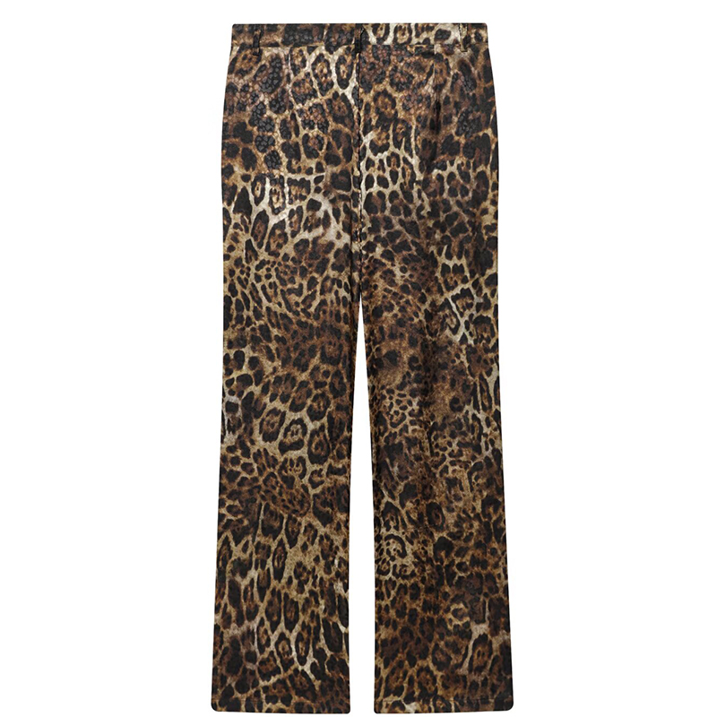 HXAO Leopard Pants Sets 2 Piec - Blazer Set Women Formal incelemesi ve fiyatı