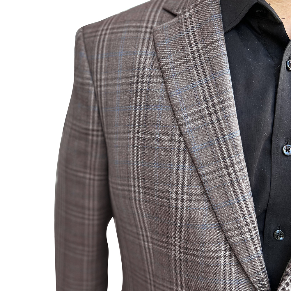 2026 Fashion Men Jacket Brown  - Tailored Coat Wool incelemesi ve fiyatı
