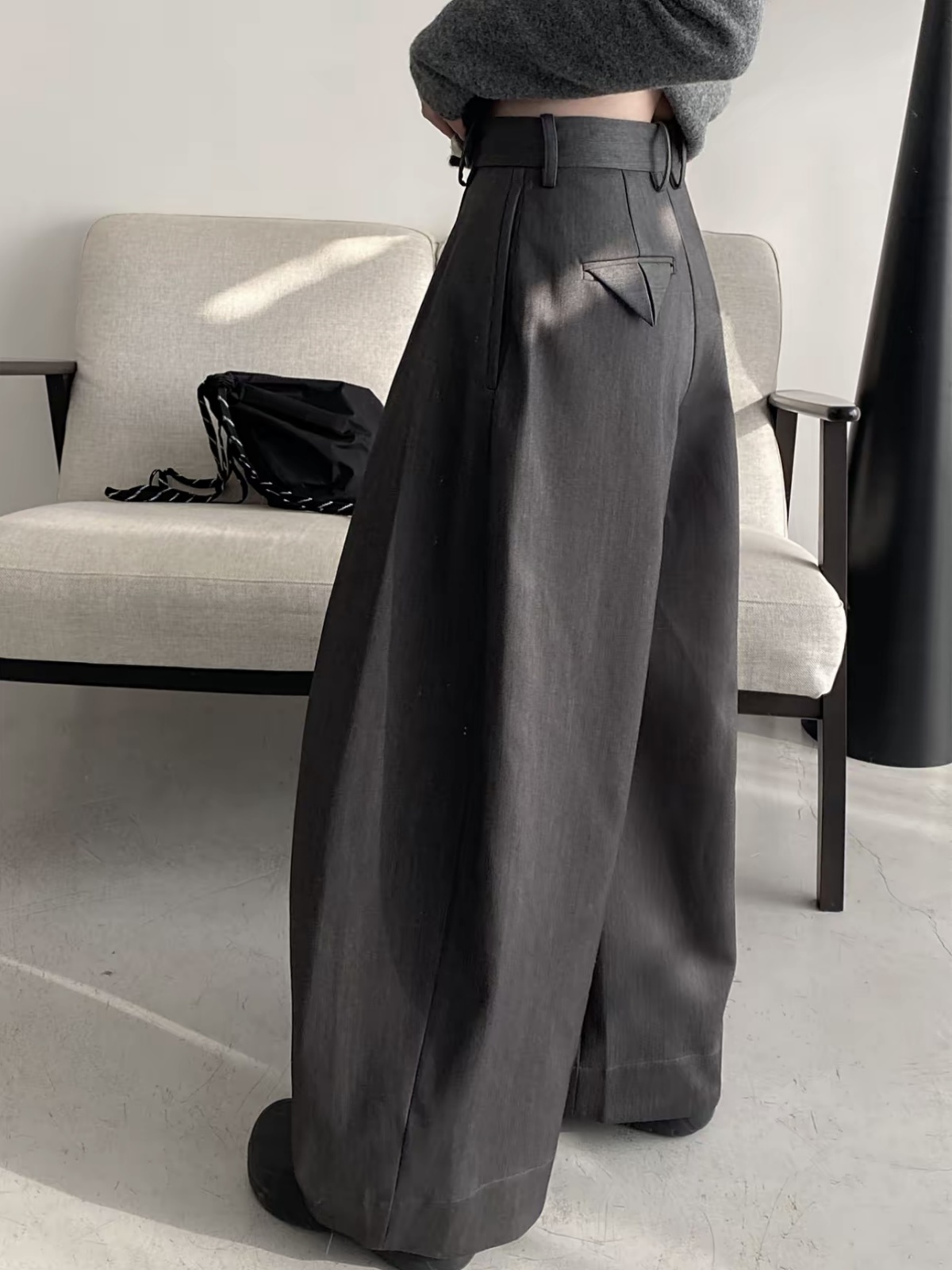 Loose Casual Wide Leg Pants Au - Tailored Trouser Wide incelemesi ve fiyatı