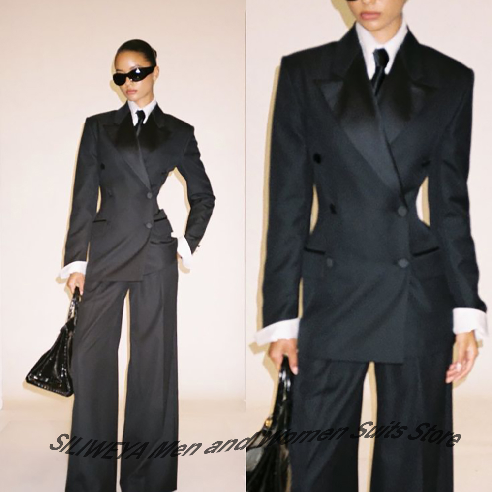 Professional Women's Black Dou - Women'S Formal Wear Suits incelemesi ve fiyatı