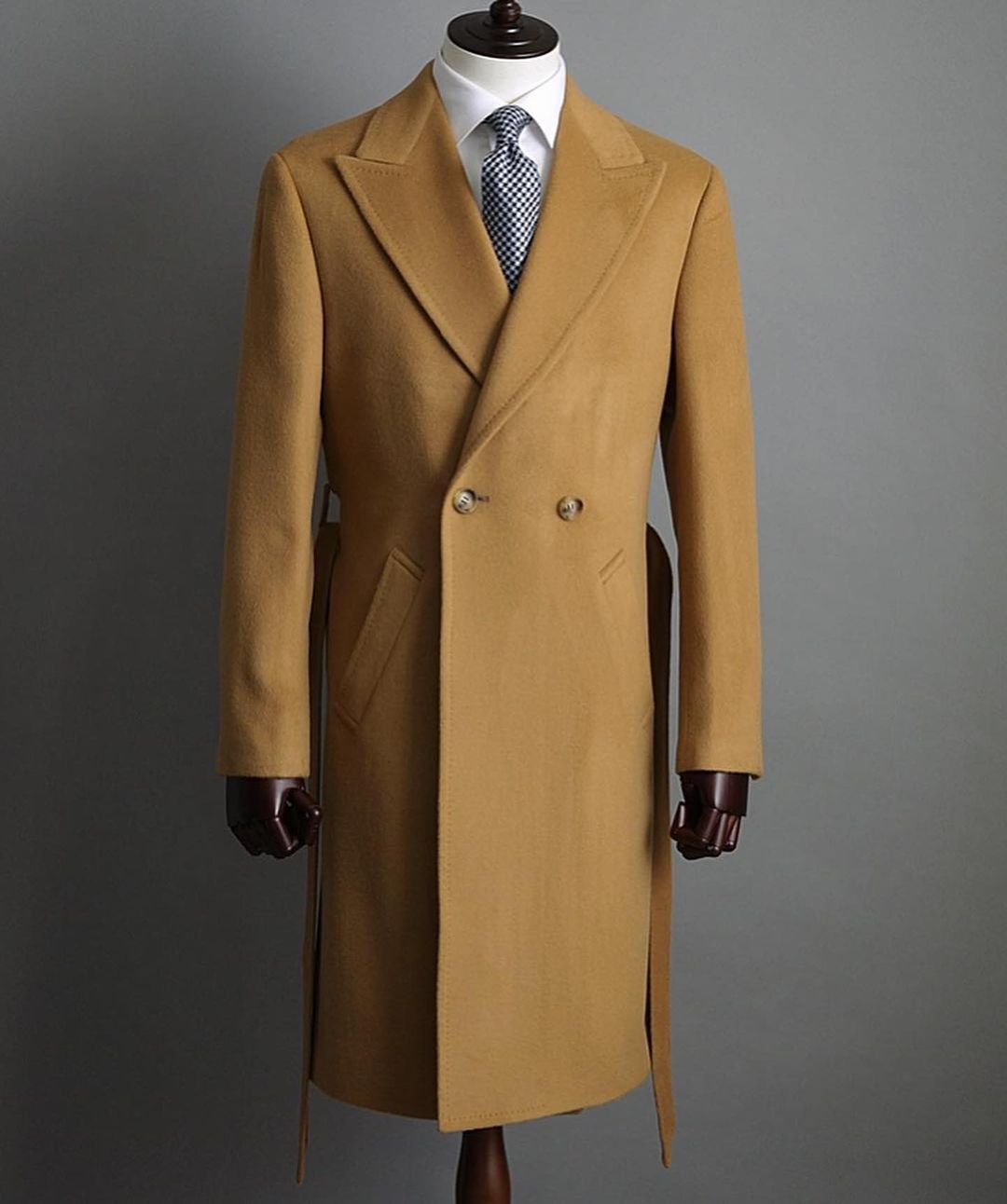 Men Overcoat Light Tan Men Sui - Tailored Coat Wool incelemesi ve fiyatı