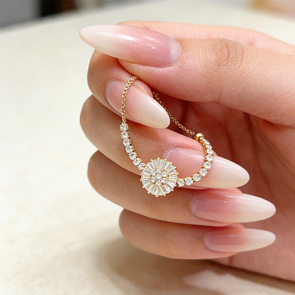 Rotating Sunflower Charm Brace - Women Formal Wear For Meeting incelemesi ve fiyatı