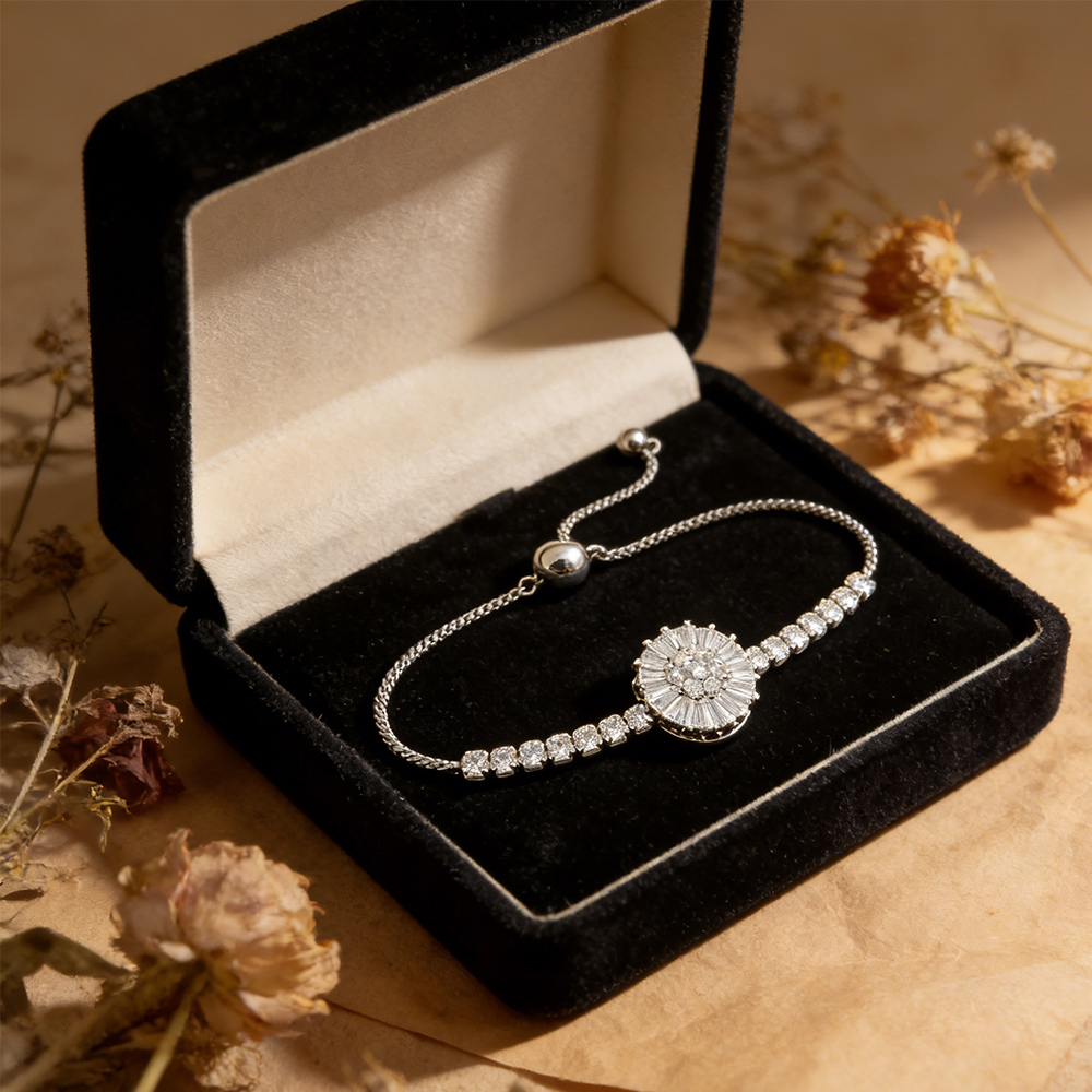 Rotating Sunflower Charm Brace - Women Formal Wear For Meeting incelemesi ve fiyatı