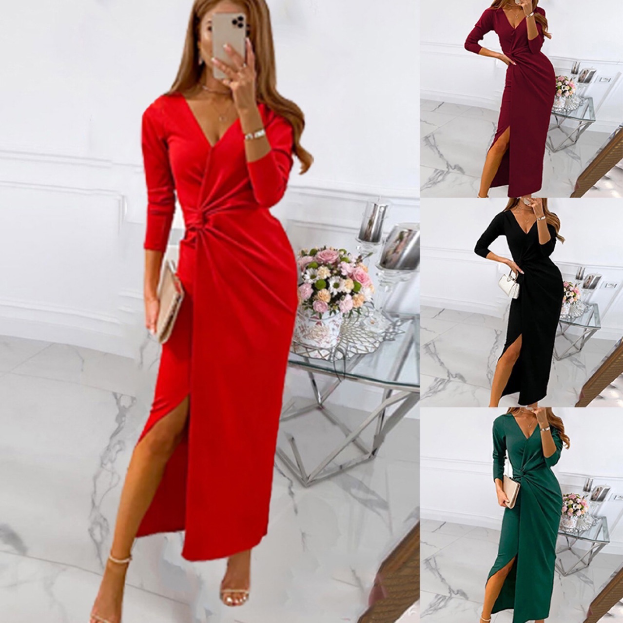 2026 Spring Summer Women Dress - Wrap Dress Work incelemesi ve fiyatı