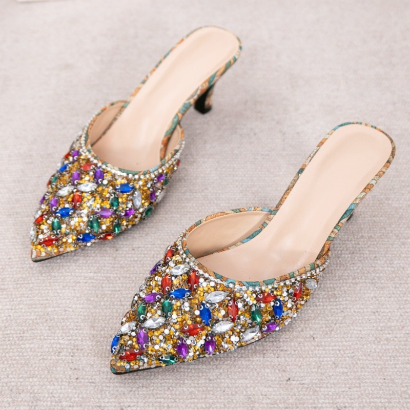Luxury Rhinestone Kitten Heel  - Kitten Heel Women incelemesi ve fiyatı