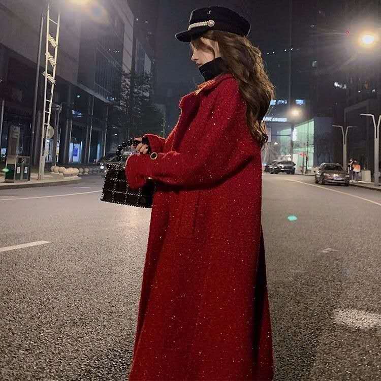 Thiened Autumn Winter New Sle  - Tailored Coat Wool incelemesi ve fiyatı