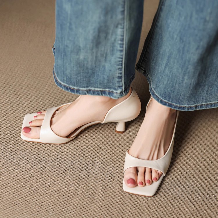 Women's Elegant Open Toes Squa - Women'S Work Fashion incelemesi ve fiyatı