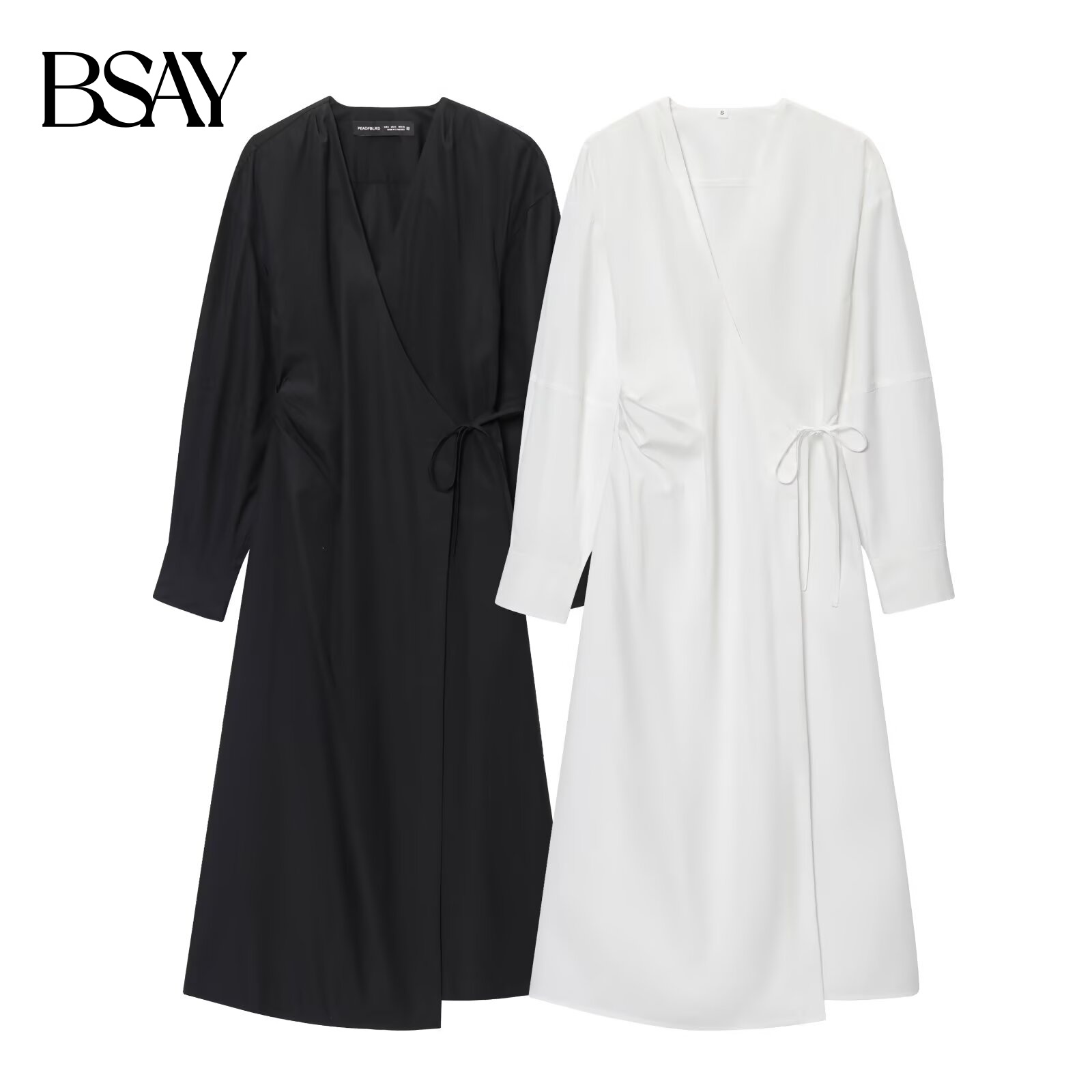 BSAY casual big shirt dresses  - Wrap Dress Work incelemesi ve fiyatı
