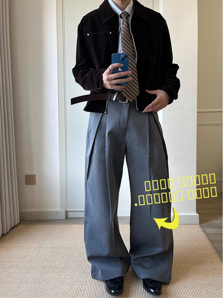Casual Thiened Fce Lined 3D Ta - Tailored Trouser Wide incelemesi ve fiyatı