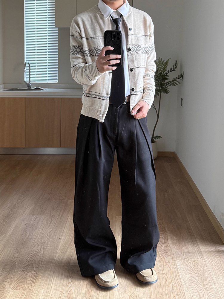 Casual Thiened Fce Lined 3D Ta - Tailored Trouser Wide incelemesi ve fiyatı