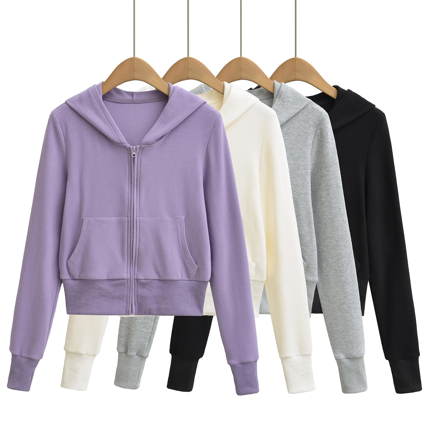 Pastel Hoodie With Soft Brushe - Women Formal Wear Types incelemesi ve fiyatı