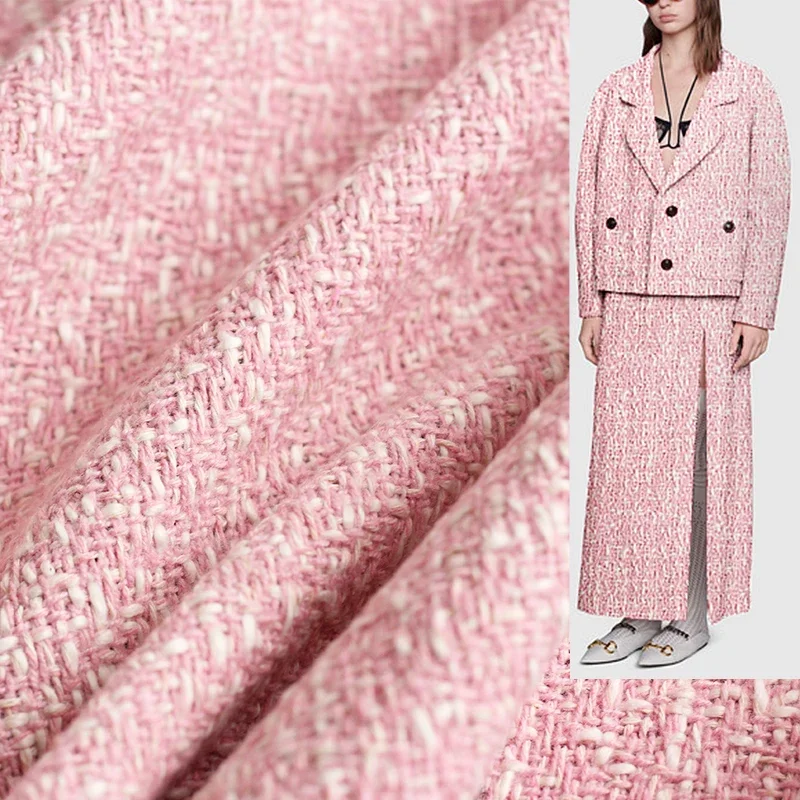 Redraspberry 145cm Pink White  - Tailored Coat Wool incelemesi ve fiyatı