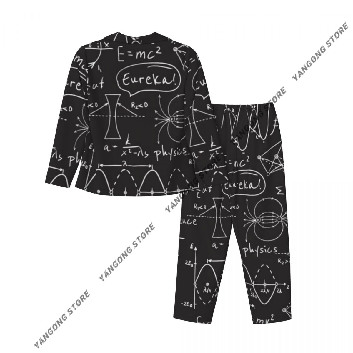Women Sleepwear Pajamas Scienc - Monochrome Suit Set incelemesi ve fiyatı