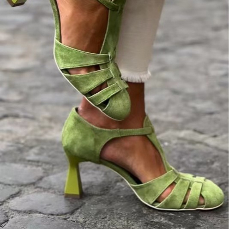 Women's Green Suede Kitten Hee - Kitten Heel Women incelemesi ve fiyatı