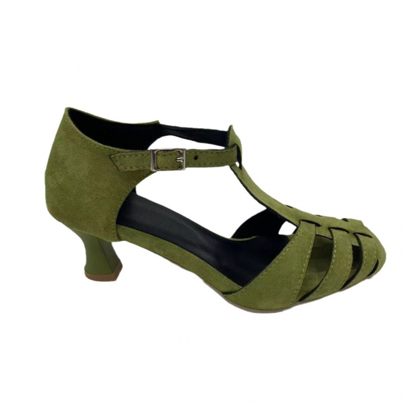 Women's Green Suede Kitten Hee - Kitten Heel Women incelemesi ve fiyatı