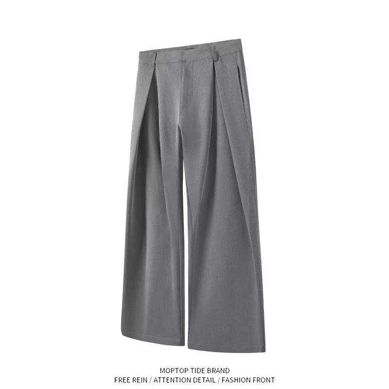 Retro Wide Leg Suit Pants Trou - Tailored Trouser Wide incelemesi ve fiyatı