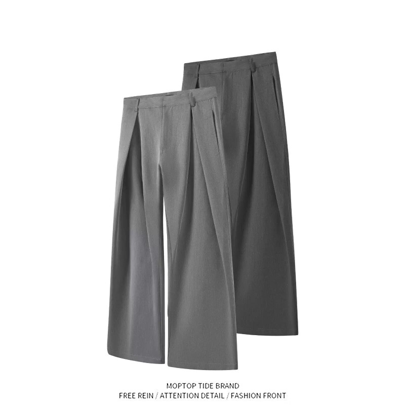 Retro Wide Leg Suit Pants Trou - Tailored Trouser Wide incelemesi ve fiyatı