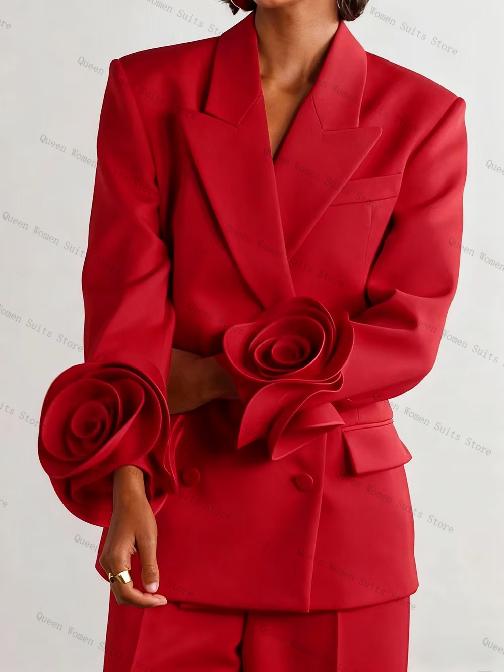 Luxury Red Women Suit Set 2 Pc - Women'S Formal Wear For A Wedding incelemesi ve fiyatı