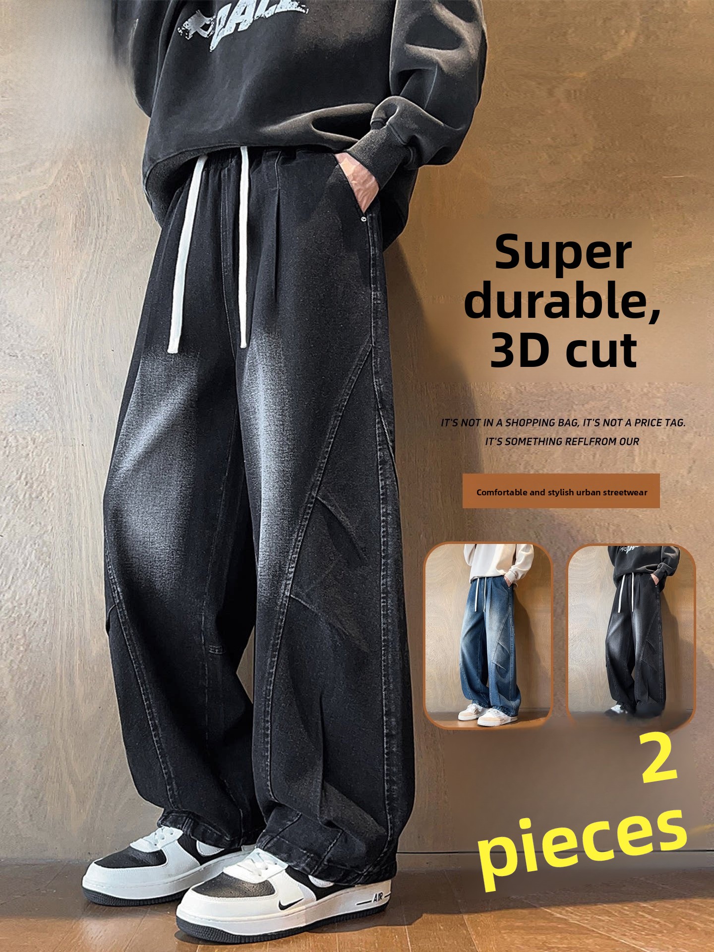 Nainiu 3D Tailored Loose Wide  - Tailored Trouser Wide incelemesi ve fiyatı