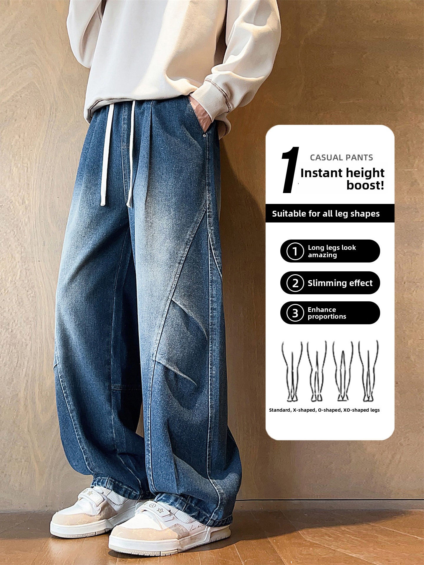 Nainiu 3D Tailored Loose Wide  - Tailored Trouser Wide incelemesi ve fiyatı