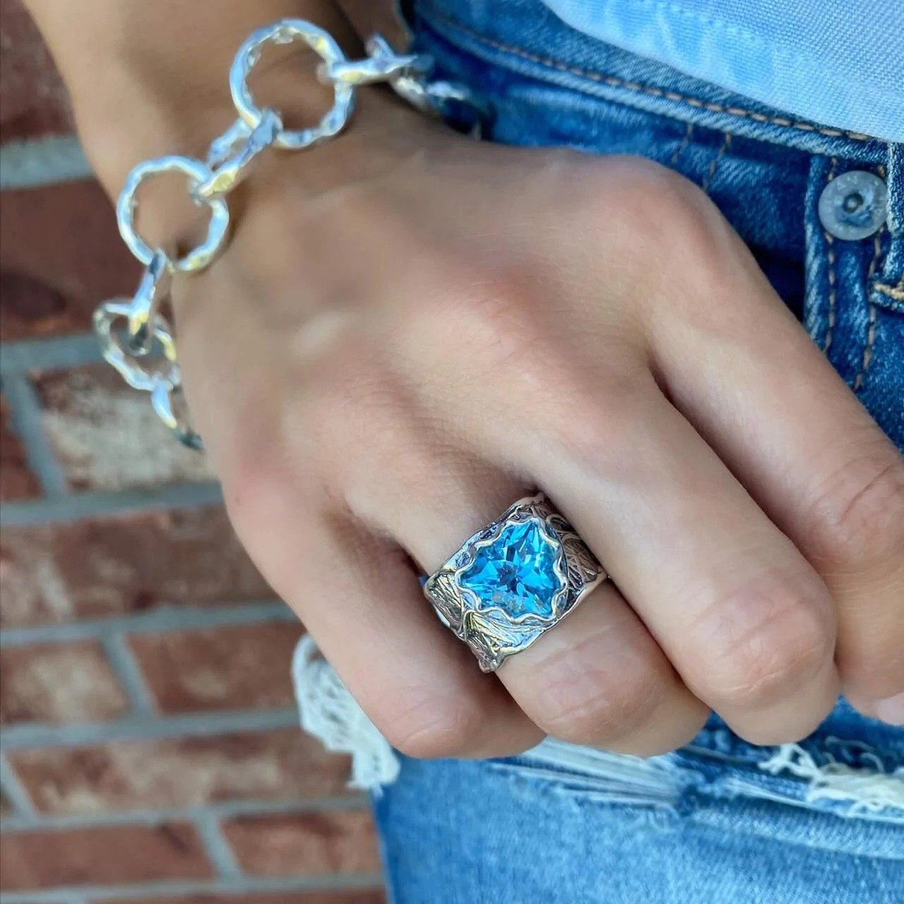 1PC Elegant Vintage Style Ring - Unique Women'S Formal Wear incelemesi ve fiyatı