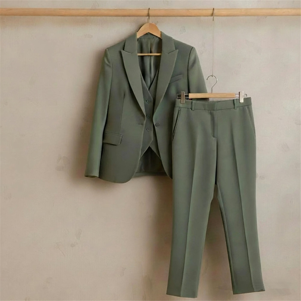 New Sage Green Women's Suit 3  - Women'S Formal Wear Suits incelemesi ve fiyatı