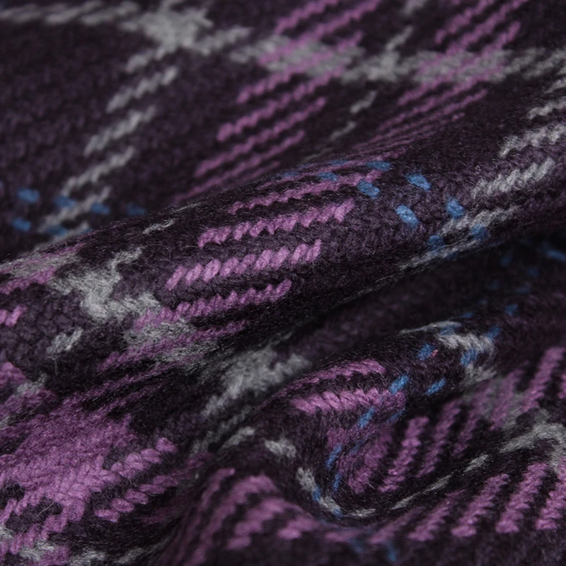 Redraspberry Purple Plaid Twee - Tailored Coat Wool incelemesi ve fiyatı