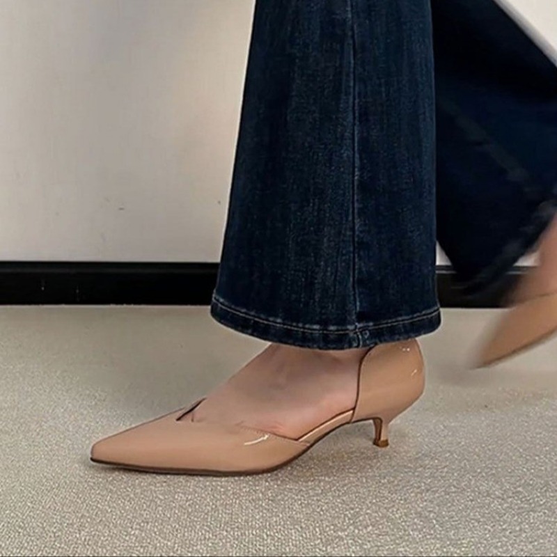 High Heels Pointed Toe Kitten  - Kitten Heel Women incelemesi ve fiyatı