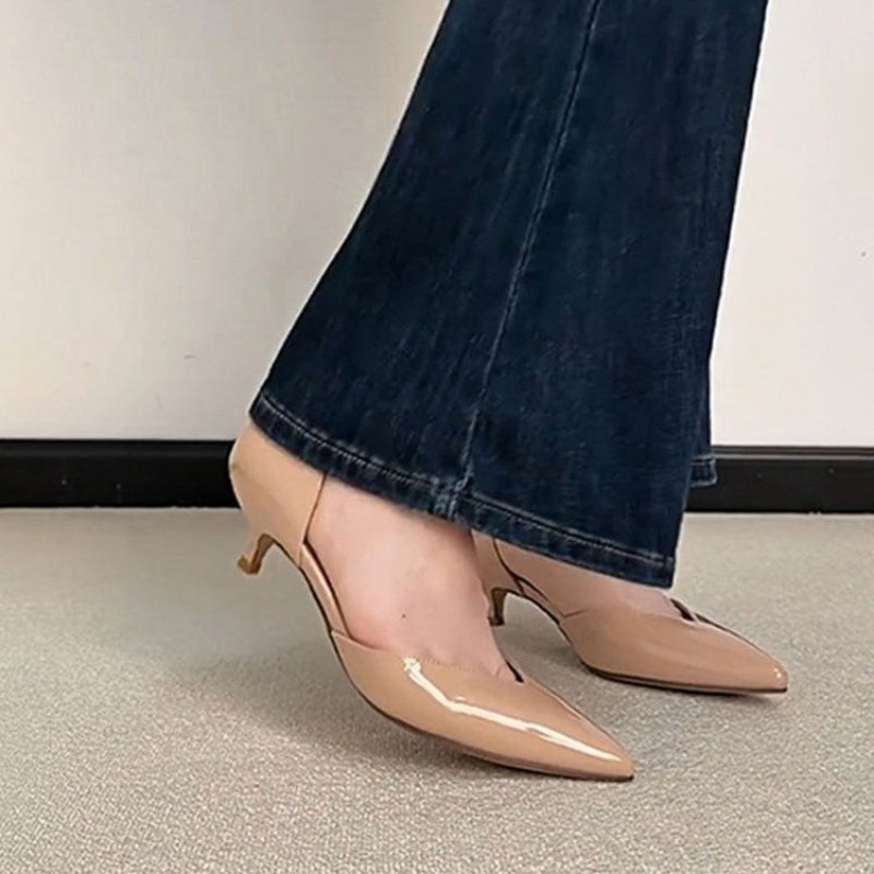 High Heels Pointed Toe Kitten  - Kitten Heel Women incelemesi ve fiyatı