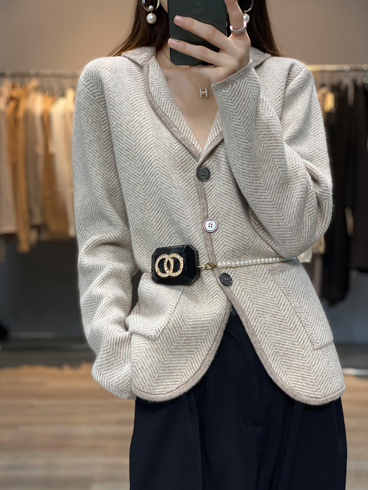 Autumn Winter Women Pure Cashm - Tailored Coat Wool incelemesi ve fiyatı