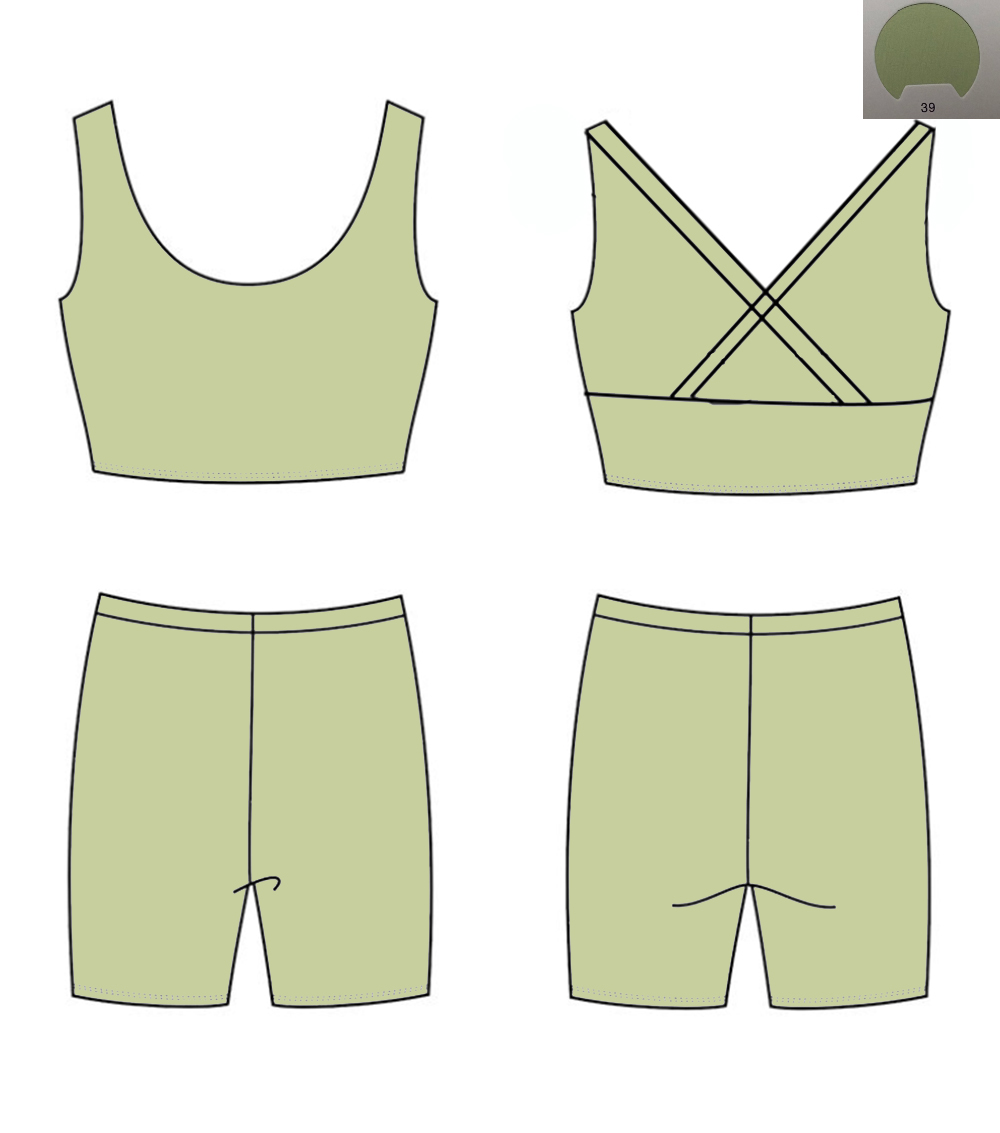 Monochrome Yoga Material Back  - Monochrome Suit Set incelemesi ve fiyatı