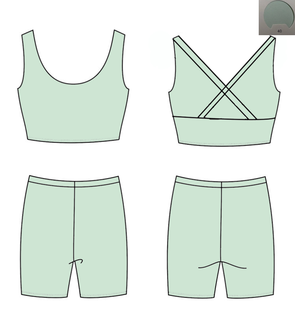 Monochrome Yoga Material Back  - Monochrome Suit Set incelemesi ve fiyatı