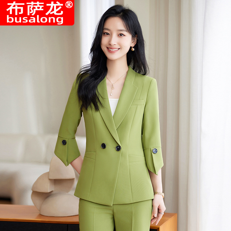 Spring Summer New Yellow Suit  - Women'S Formal Wear Suits incelemesi ve fiyatı