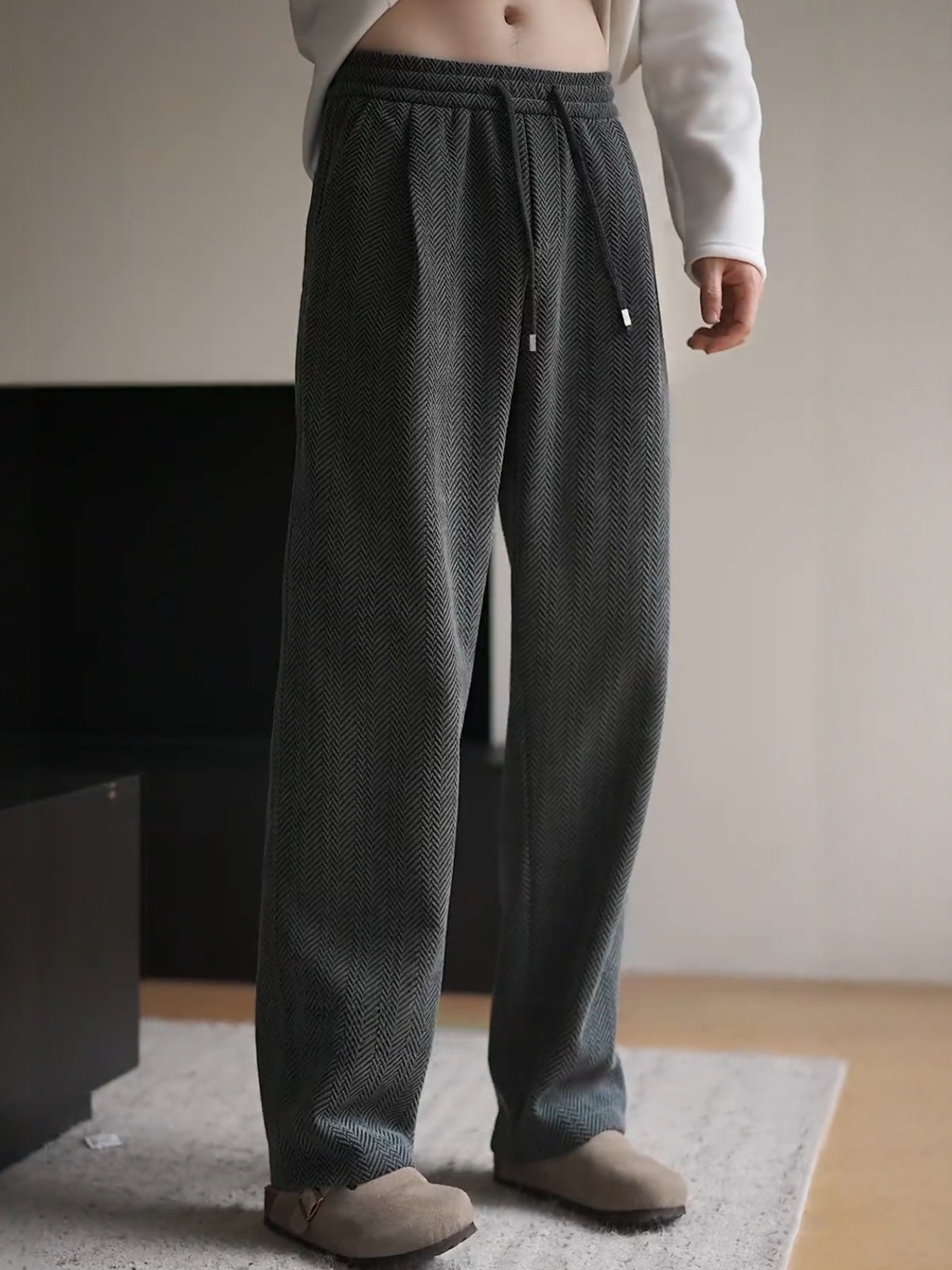Men's Winter Thiened Fce Lined - Tailored Trouser Wide incelemesi ve fiyatı