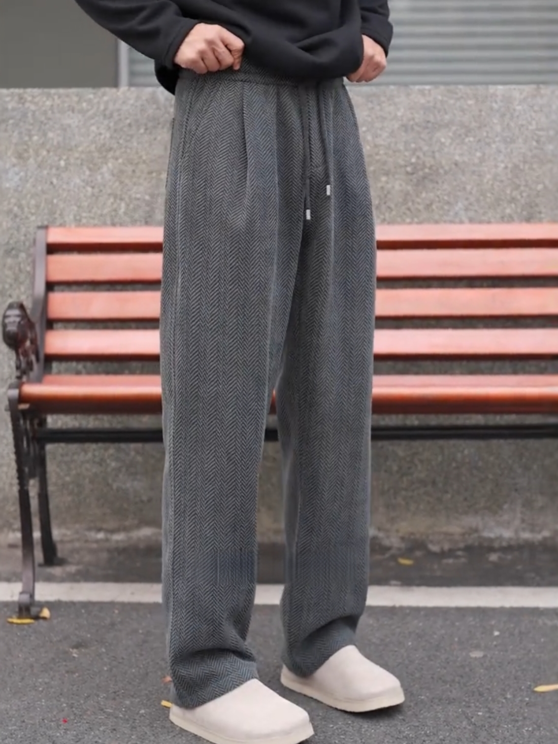 Men's Winter Thiened Fce Lined - Tailored Trouser Wide incelemesi ve fiyatı