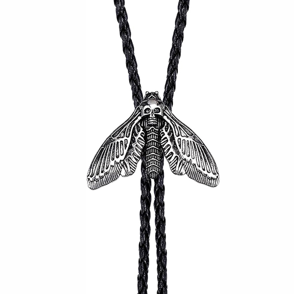 Fashion Animal Moth Bolo Tie - - Women Formal Wear Western incelemesi ve fiyatı