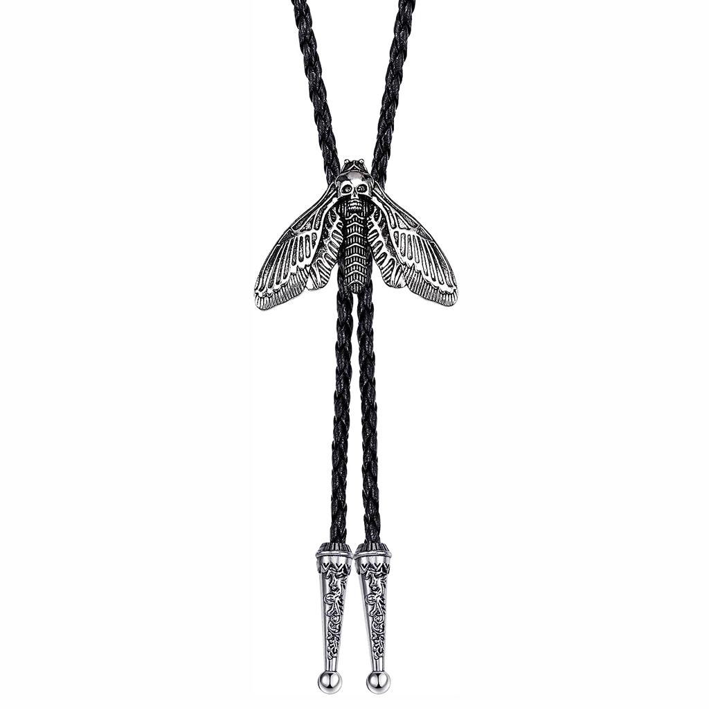 Fashion Animal Moth Bolo Tie - - Women Formal Wear Western incelemesi ve fiyatı