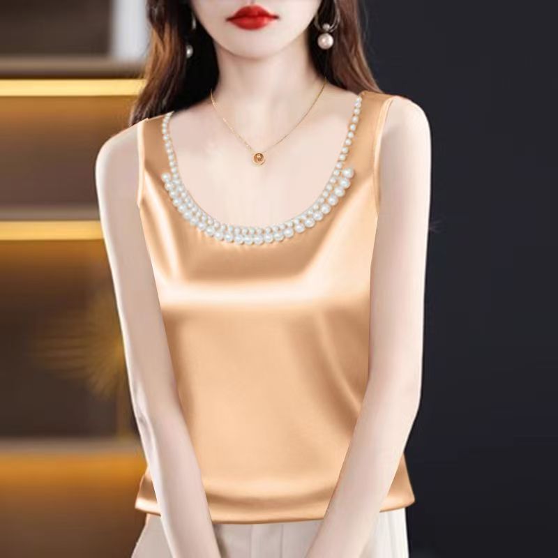 Solid Satin Silk Camisole Crop - Silk Camisole Work incelemesi ve fiyatı