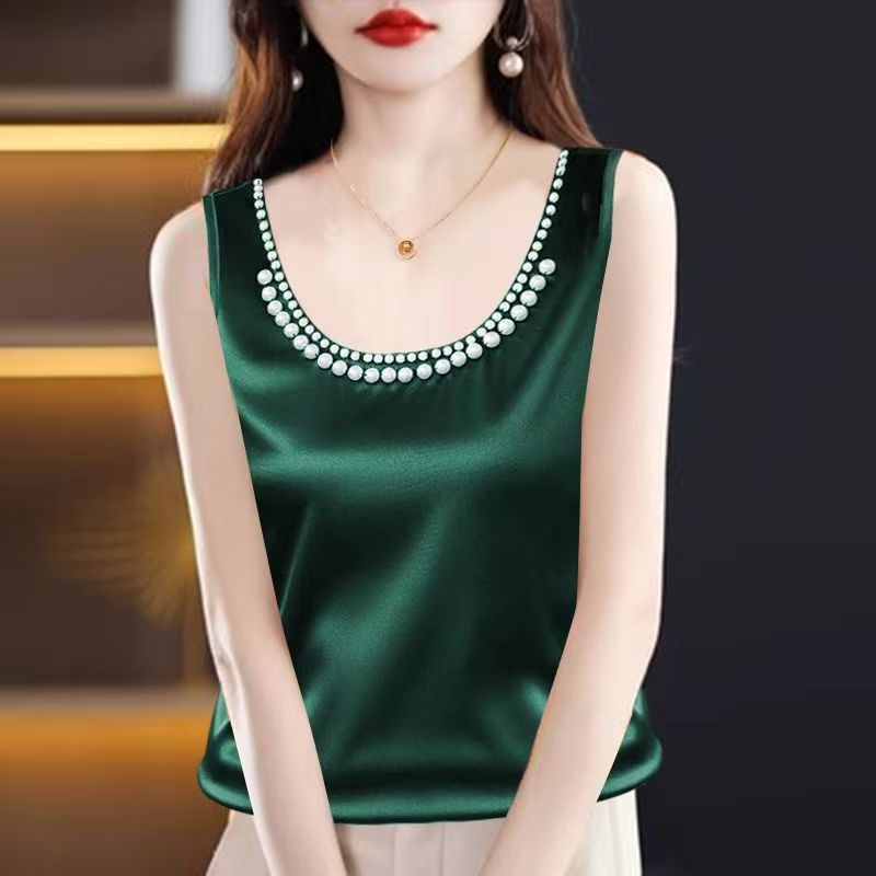 Solid Satin Silk Camisole Crop - Silk Camisole Work incelemesi ve fiyatı