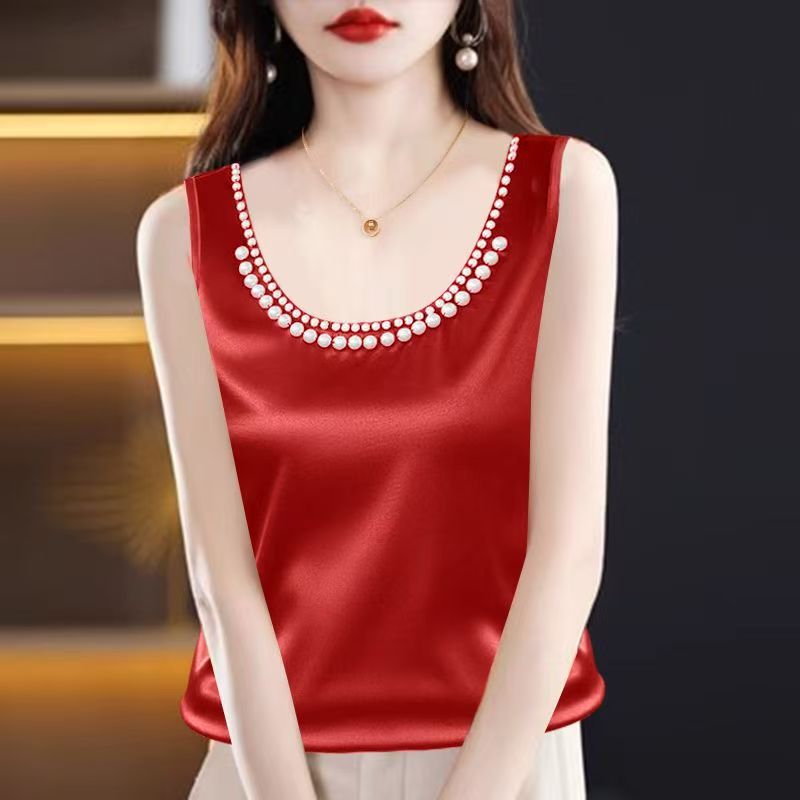 Solid Satin Silk Camisole Crop - Silk Camisole Work incelemesi ve fiyatı