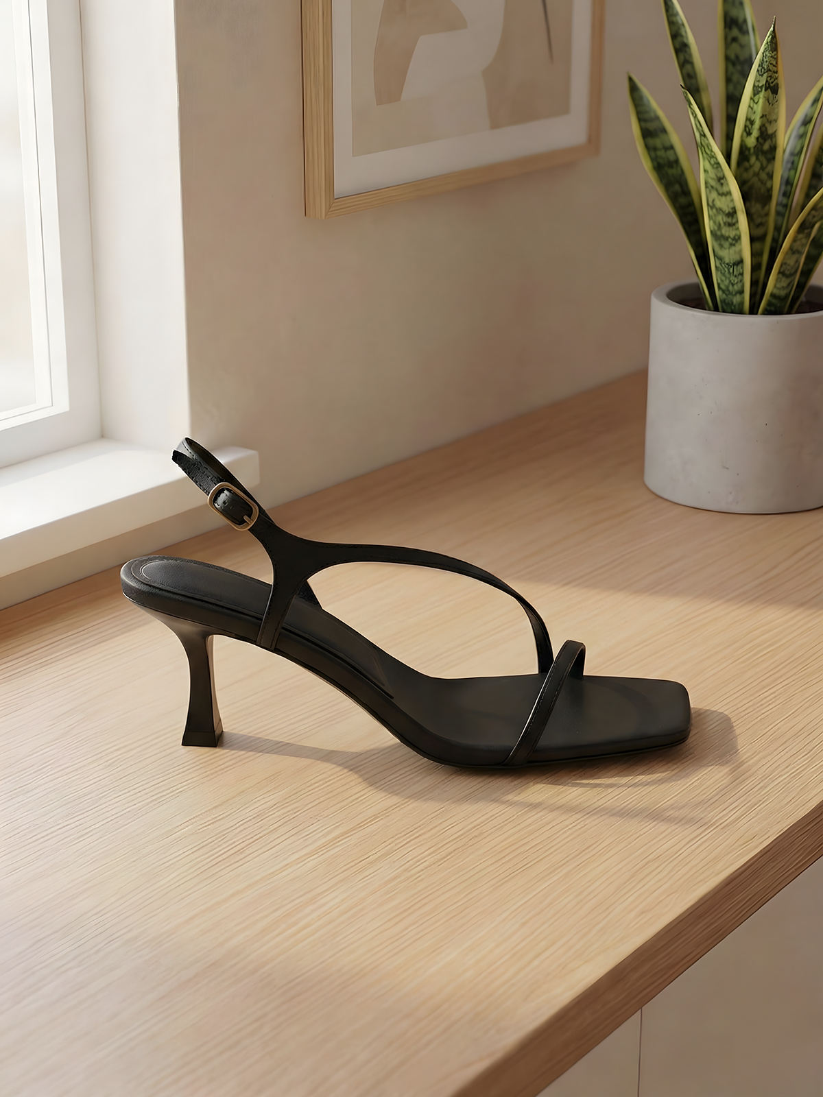 Elegant Genuine Leather Strapp - Kitten Heel Women incelemesi ve fiyatı