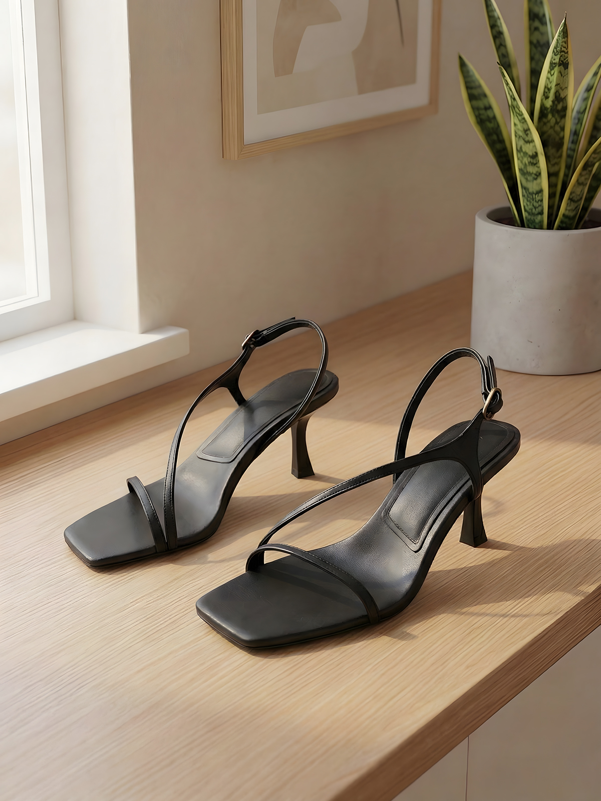 Elegant Genuine Leather Strapp - Kitten Heel Women incelemesi ve fiyatı