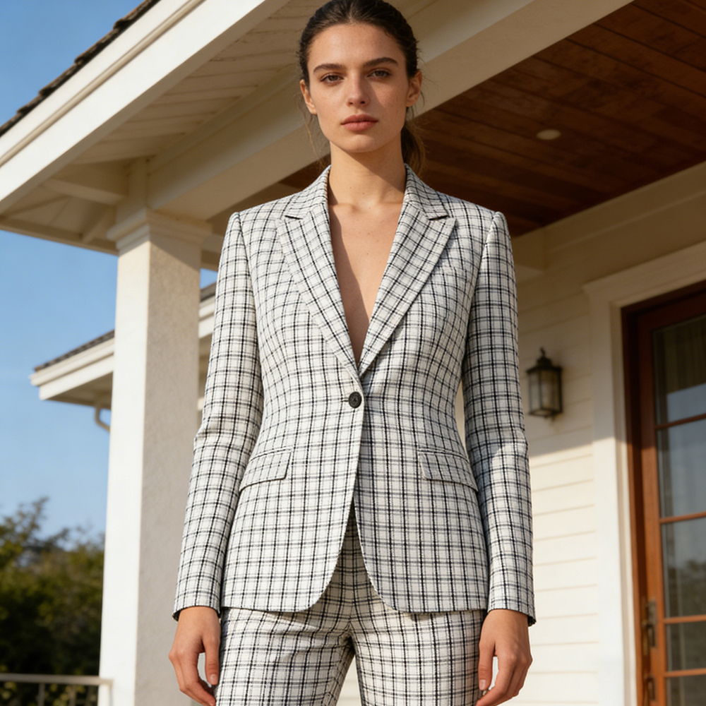 One-Button Women's Suits Luxur - Blazer Set Women Formal incelemesi ve fiyatı