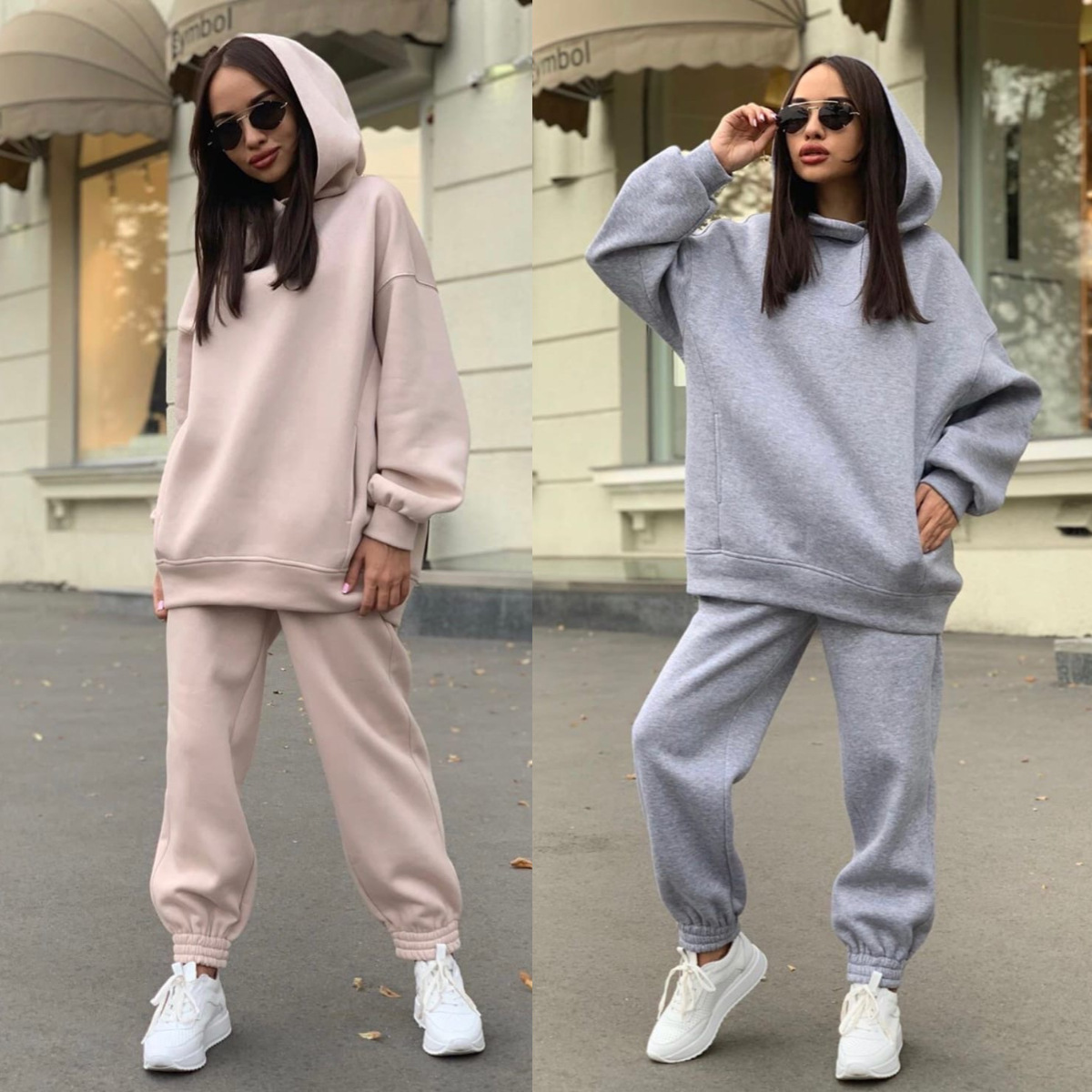 Monochrome Hooded Hoodie Set C - Monochrome Suit Set incelemesi ve fiyatı